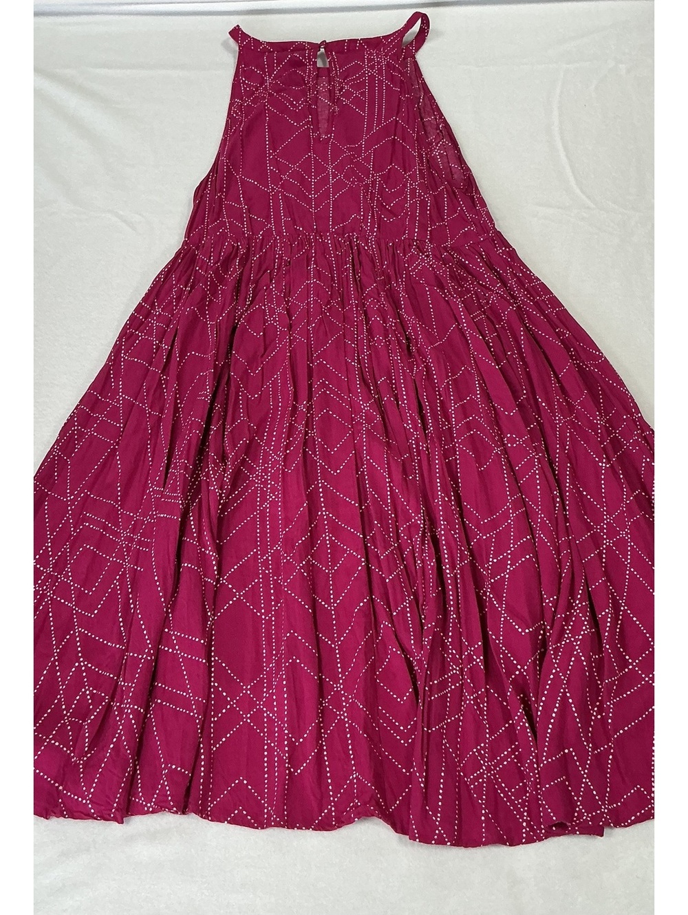 Torrid Size 0 Pink Geometric Print Sleeveless Swing Dress Plus Size - Picture 3 of 10